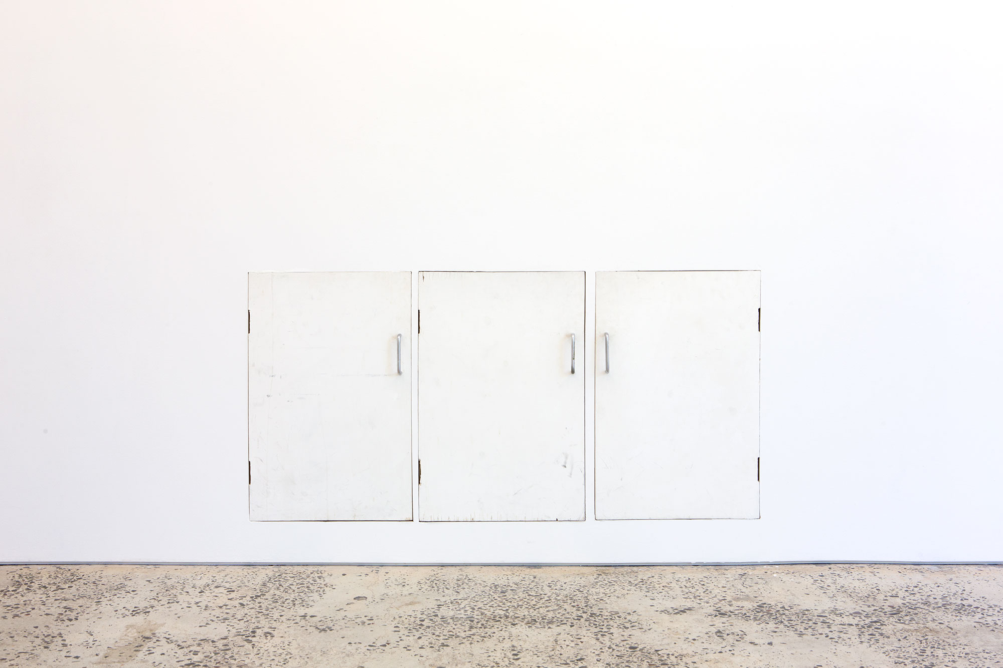 Fiona Connor, “All the doors in the walls”, 2016, existing doors and walls, dimensions variable