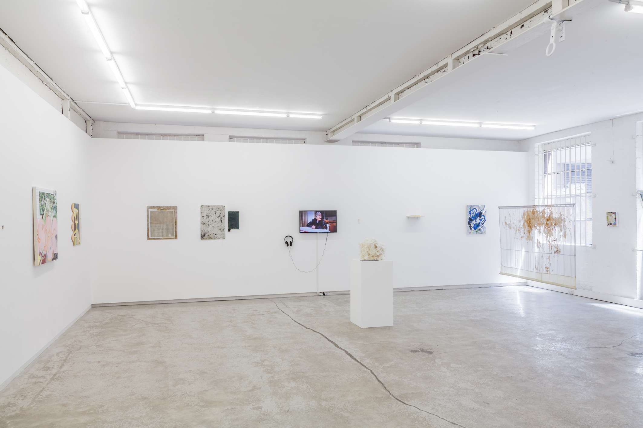 Minerva Offsite, “Language Face″, installation view, 33 Guildford Lane, Melbourne, 31 January – 28 February, 2015