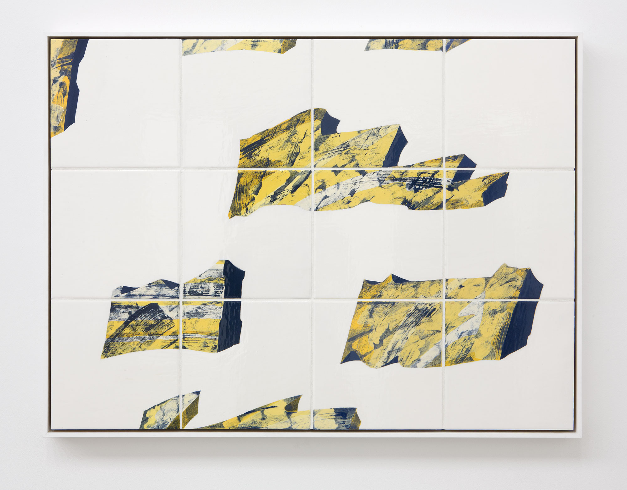 Mary MacDougall, “1100 Formations”, 2015, glazed ceramic with grout, 83 × 62.5 cm