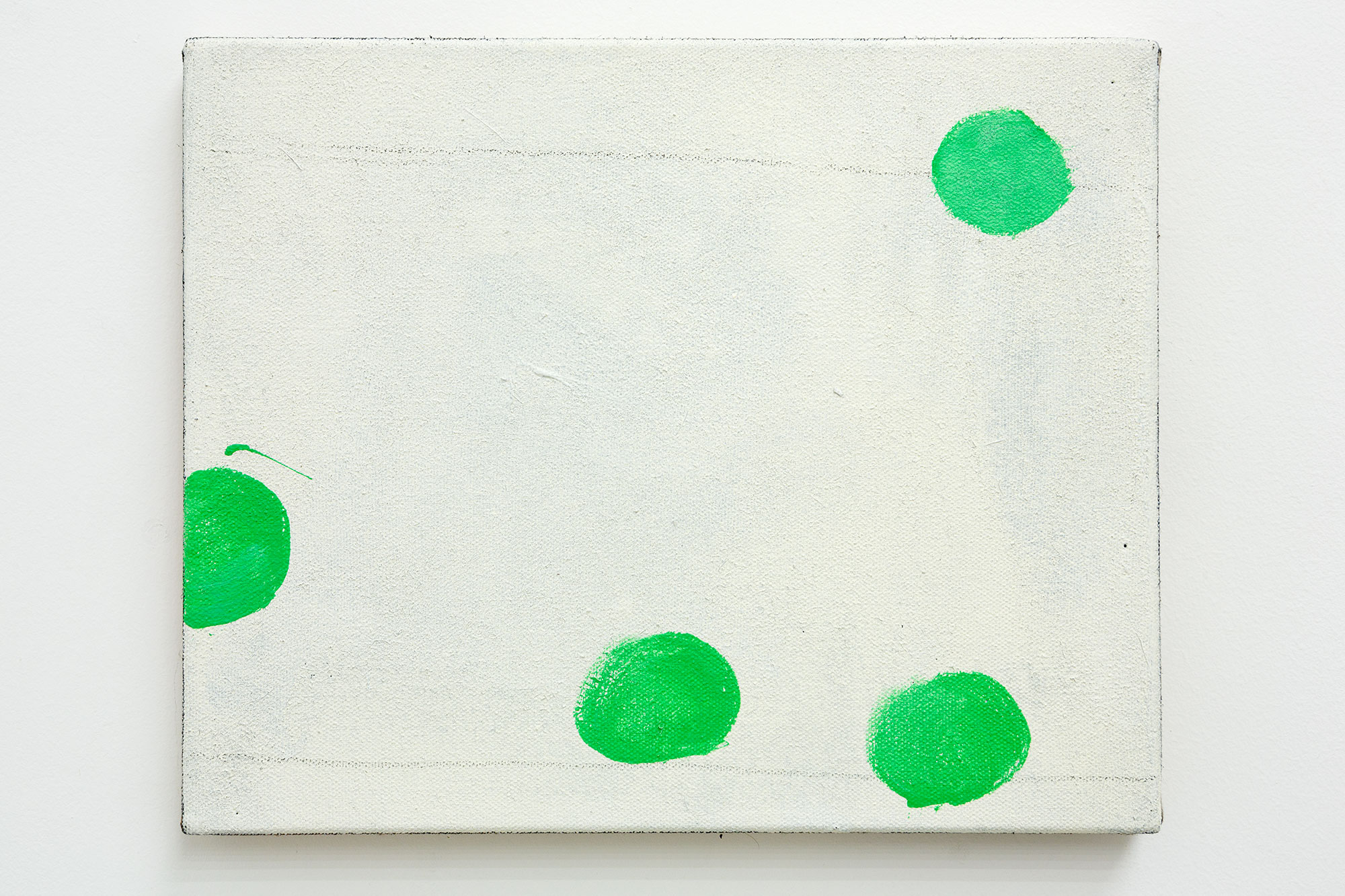 “Apples”, 2015, acrylic and pencil on canvas, 22.5 × 28 cm