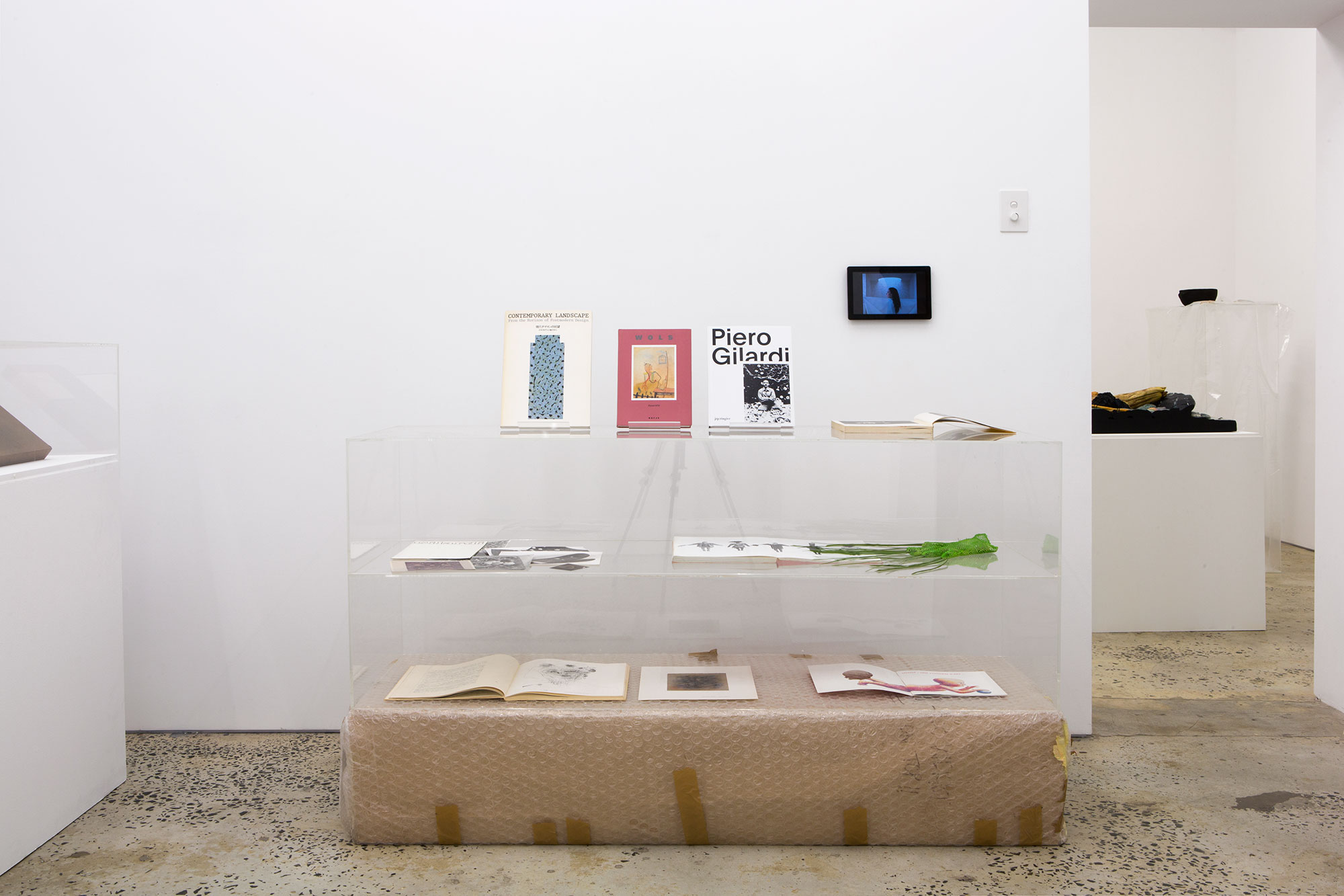 “Habitat” (with World Food Books) curated by Joshua Petherick & Matt Hinkley, installation view, Minerva, Sydney, 15 November – 20 December, 2014