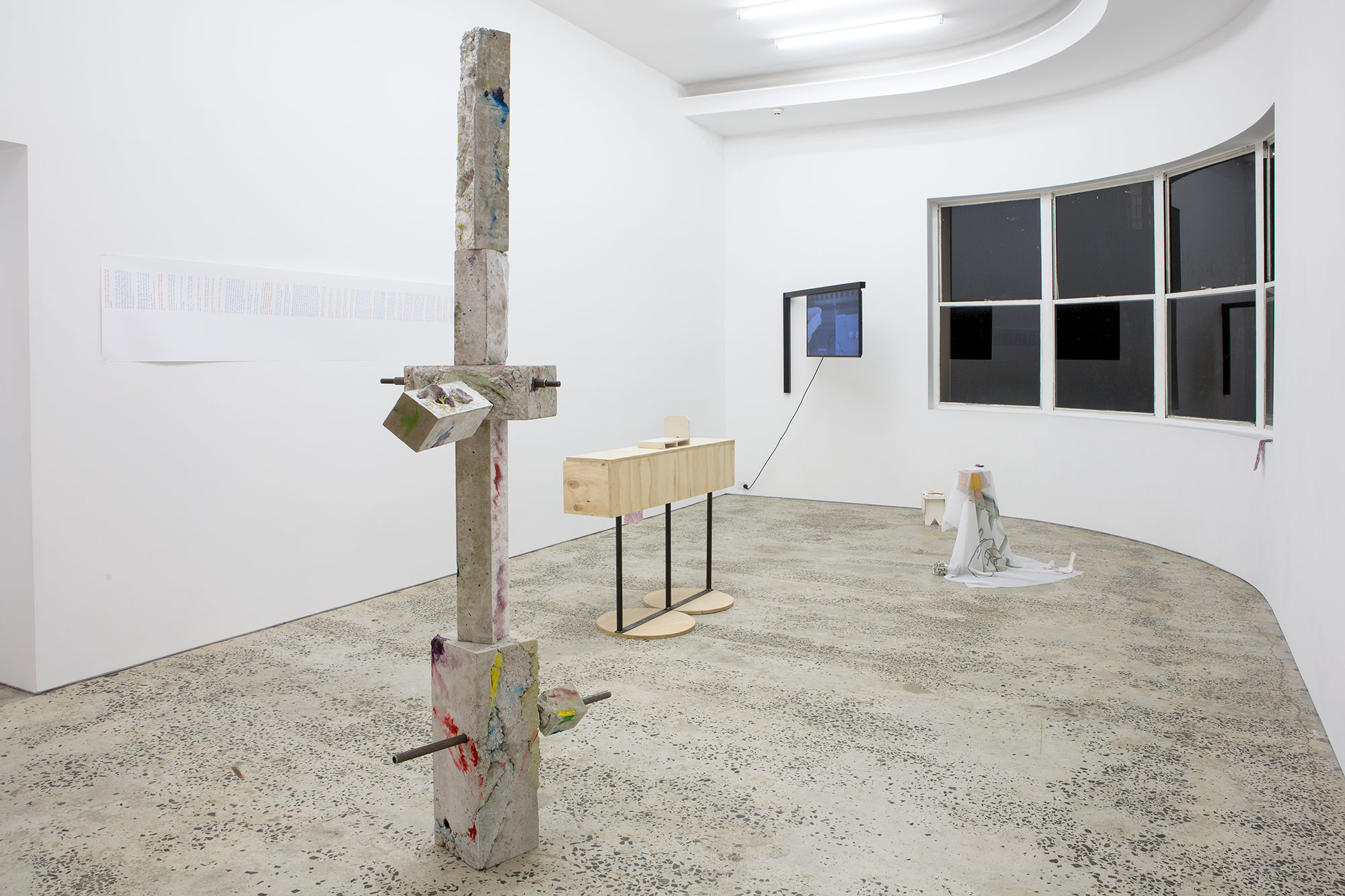 "Witness", curated by Marian Tubbs, installation view. Minerva, Sydney, 14 November — 19 December, 2015